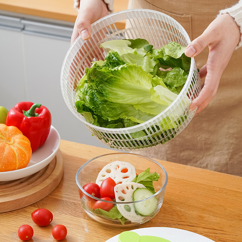 Multifunctional Salad Dehydrator Vegetable Cutter Drain Basket Household Vegetable Fruit Cucumber Potato Slice Grater