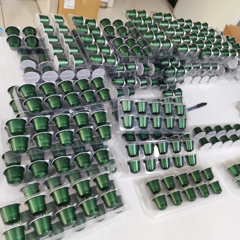 Commercial household 15ml manual filling coffee powder aluminum foil capsule Cup concentrate compatible aluminum cup coffee aluminum foil shell