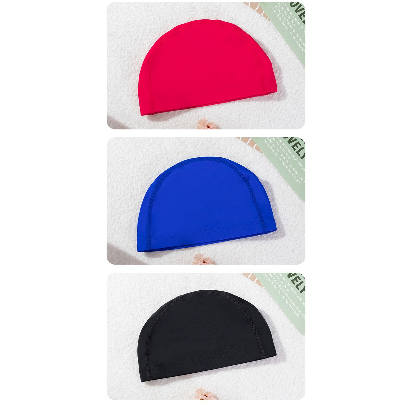 Индивидуальная шапочка для плавания из нейлона для взрослых, унисекс, оптовая продажа