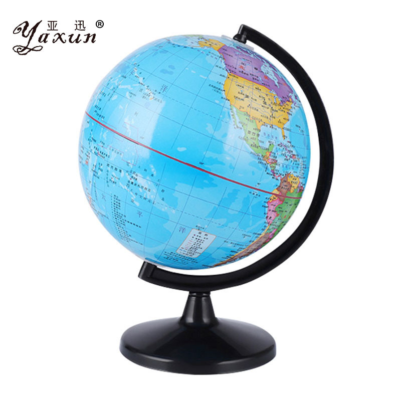 Yasun 14.2CM piggy bank globe manufacturers supply teaching equipment globe Bocai pvc globe