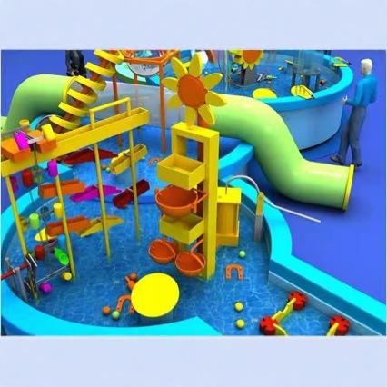 Производители крупного уличного аттракциона, водный парк, комбинированные горки