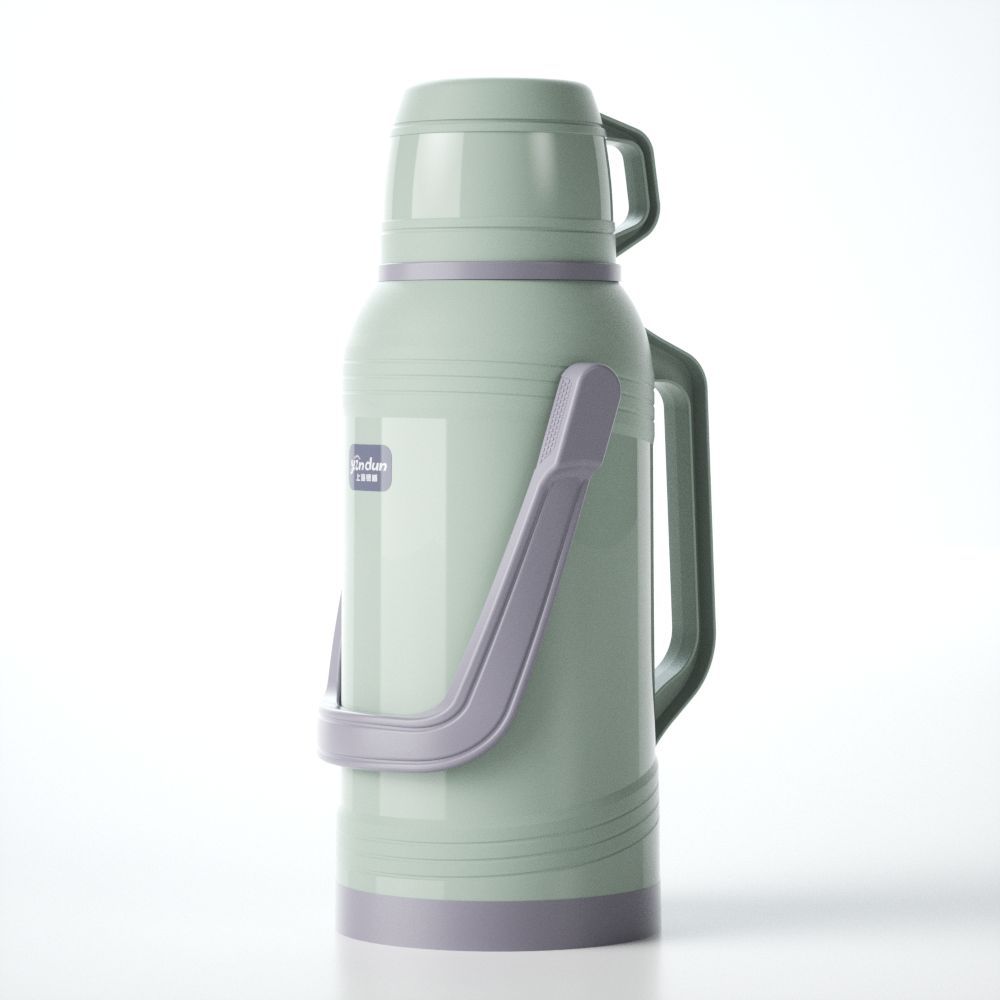 Plastic Old-Fashioned Thermos Thermos Thermos Student Dormitory with 8 Pounds 3.2 Liter Boiling Water Bottle Large Capacity Glass Liner