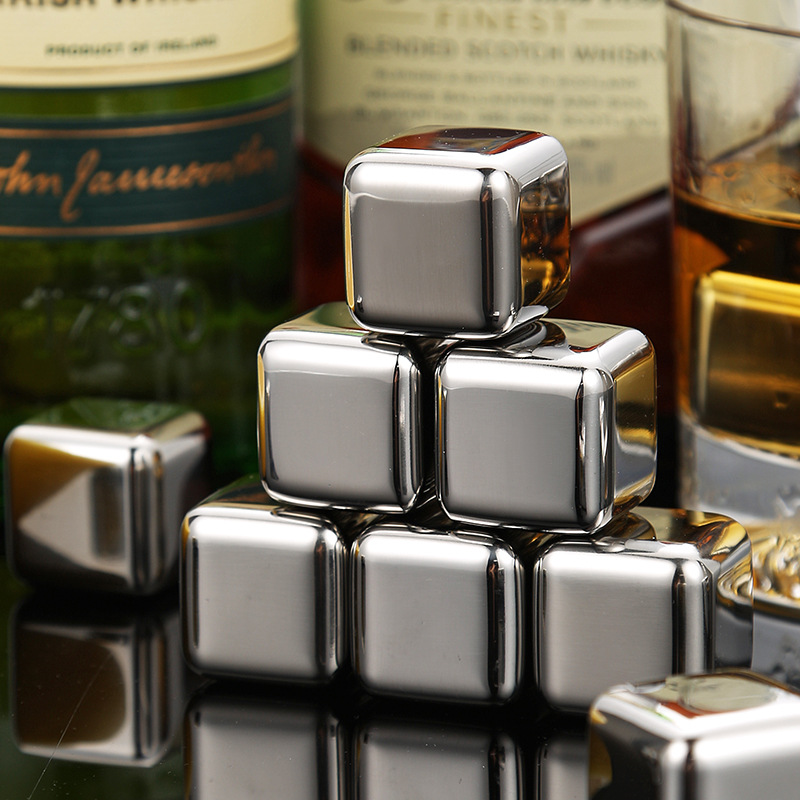 Быстро замороженные ледяные камни из нержавеющей стали 304 для кофе виски набор для бара креативные принадлежности