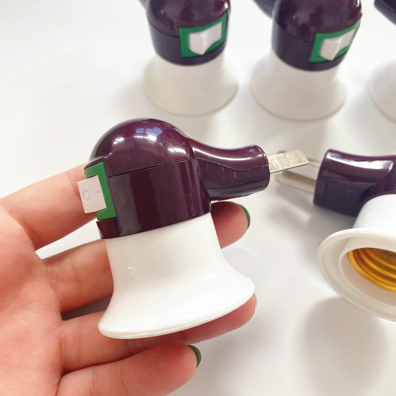 Pipe Lamp Holder Plug Pipe Lamp Holder Factory Direct Sales 1 Dollar Store 2 Dollar Store Supply Wholesale