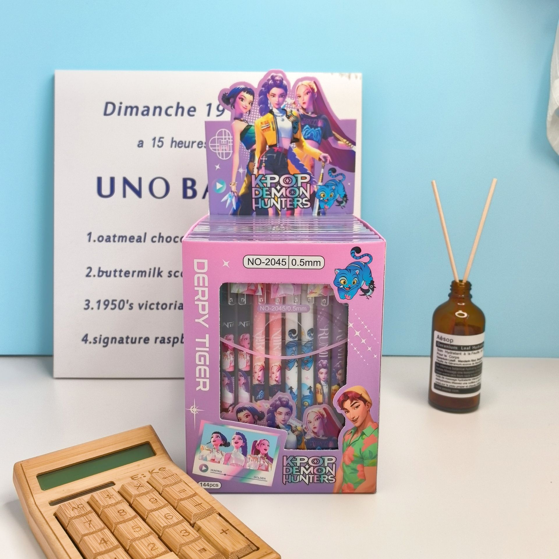 Новая миленькая ручка для охотников на ведьм, стираемая гелевая ручка, производитель канцелярии в сфере кросс-бордерной электронной торговли