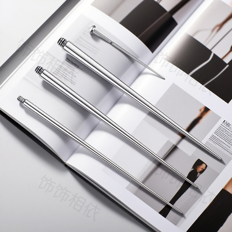 Производитель направляющих стержней для пирсинга из нержавеющей стали 316F, пупочные гвозди, губные гвозди, ушные и бровные гвозди, вспомогательные внешние резьбовые вставные стержни