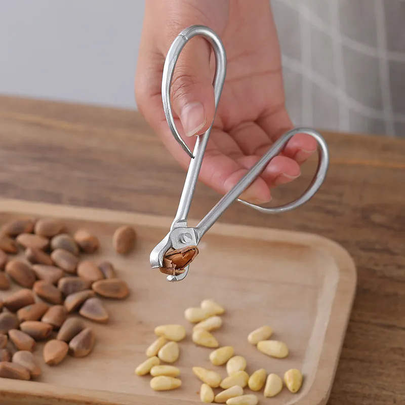 Classic Pine Nut Clip, Practical and Easy to Use Pine Nut Pliers, Nut Clip, Labor-Saving and Durable Pine Nut Artifact Opener