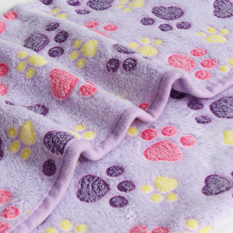 Pet Cross-Border Popular Autumn and Winter Blankets Bite-Resistant Washable Custom Nest Mats Coral Velvet Popular Cat Warm Wholesale