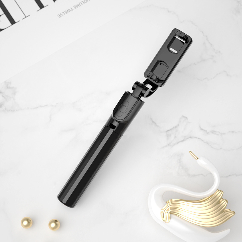 Multifunctional Bluetooth Mobile Phone Selfie Stick for Live Streaming and Photography, Foldable 360 ° Rotating Integrated Floor Tripod