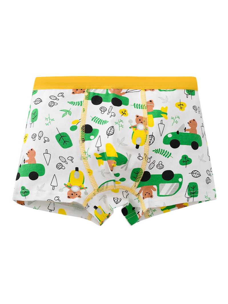 Popular 3-12 Years Old Underwear for Boys Xiyin Amazon Best-Selling Kidsren's Underwear Men's Pure Cotton Boxer Boy Underwear