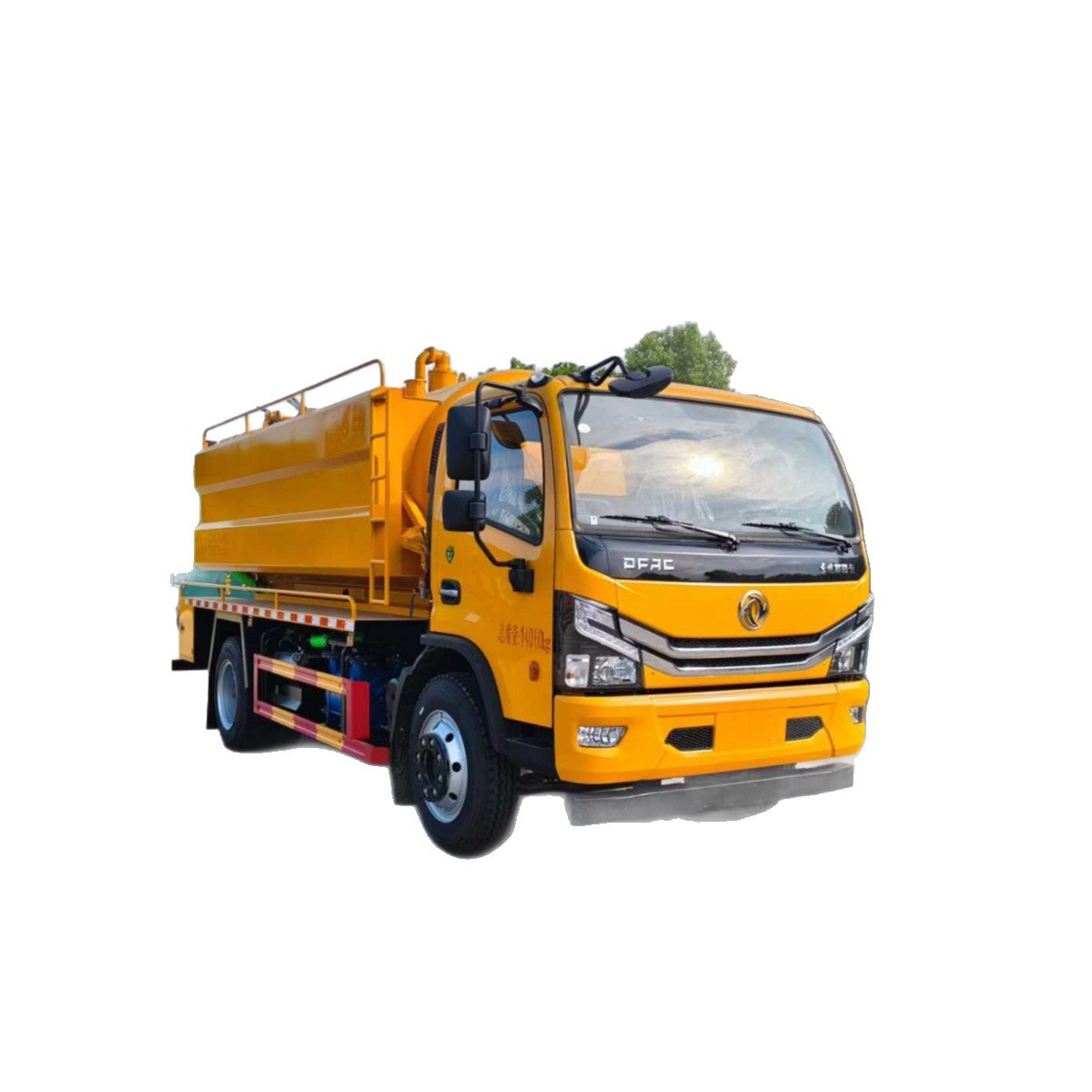Dongfeng Duolica 12-Ton Urban Public Toilet Rural Septic Tank Dredging and Flushing 11-Cubic Meter Large Cleaning and Suction Truck