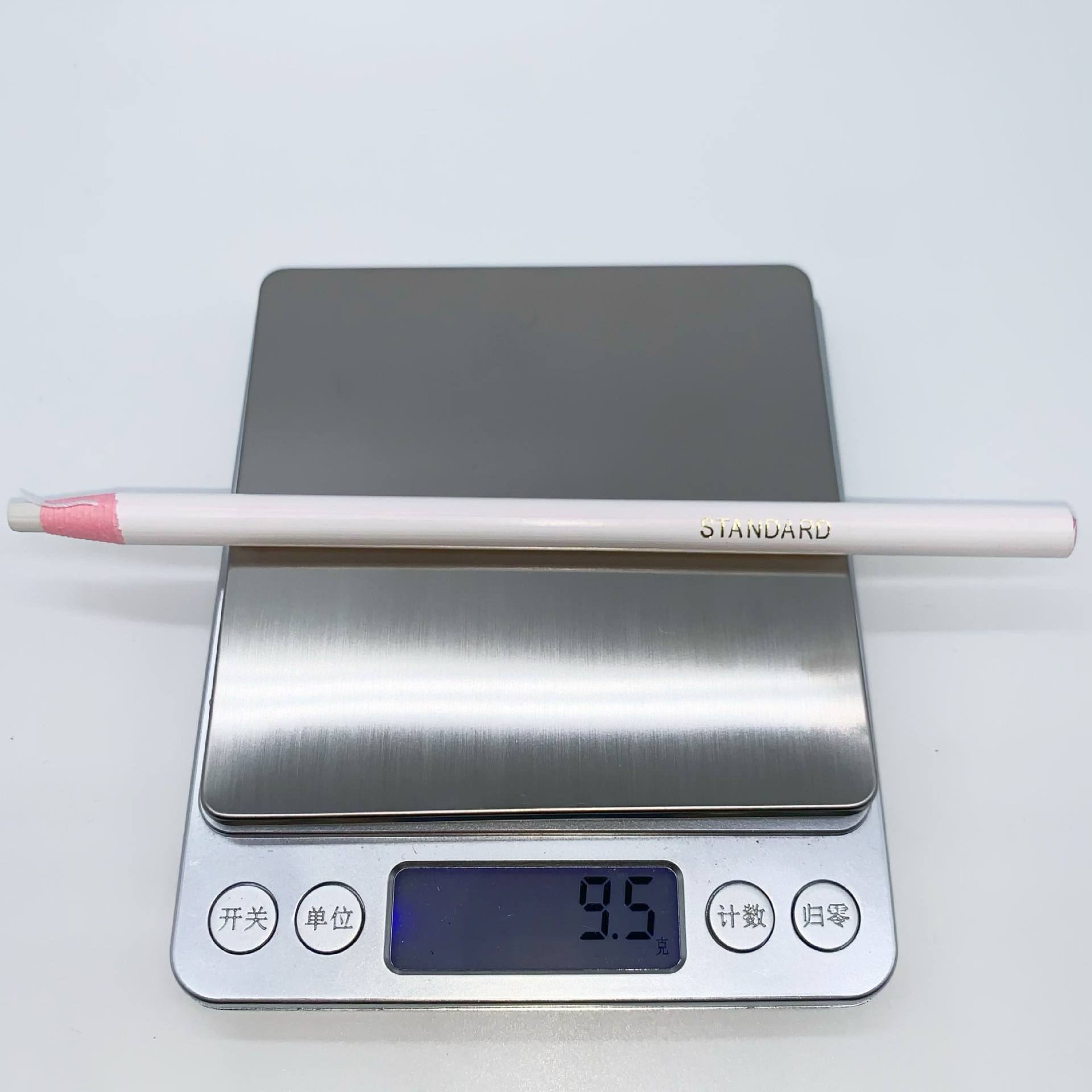 Standard8000 South Korean Leather Marking Pen White Clothing Point Marker Pen No-Sharpening Tear-Off Line Crayon