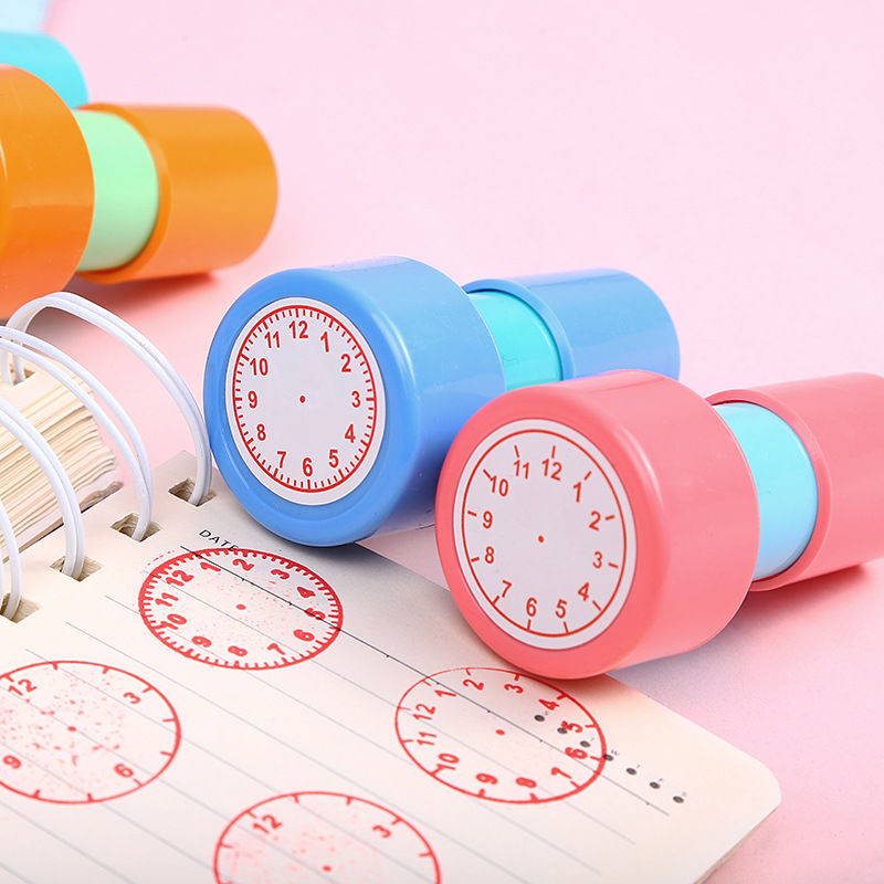 Children know clock seal teacher teaching clock model grade one and two learning clock dial seal wholesale