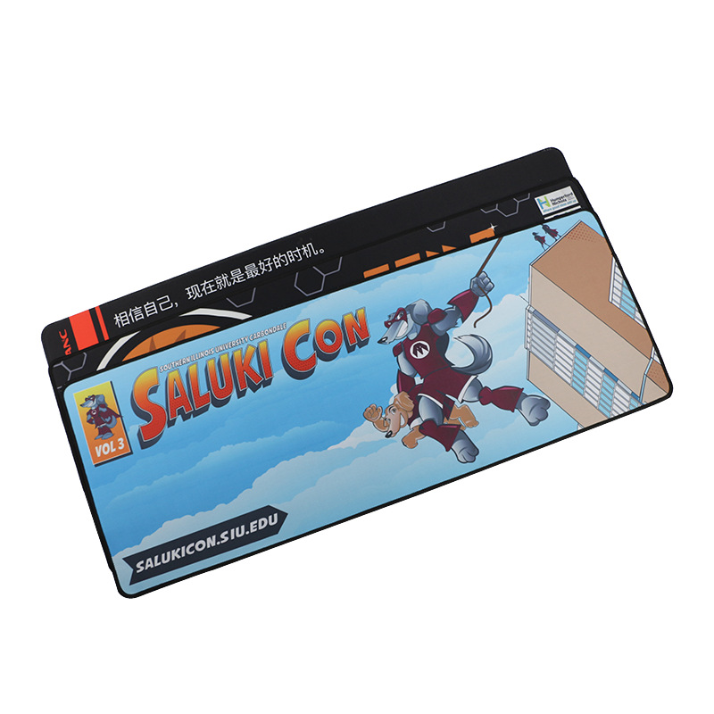 Mouse Pad Oversized Desktop Edge Lock Thickened Keyboard Pad Office Computer Mouse Desk Pad Printing Small Batch