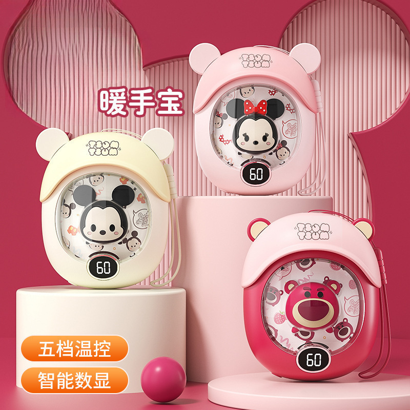 Зимний новый портативный обогреватель для рук с цифровым дисплеем, мини-пауэрбанк