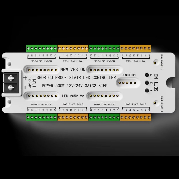 Led Light Strip. Internet Celebrity Stair Light Running Water Partition Level Follow the Loop. Full Brightness. Anti-Short Circuit 12V24V