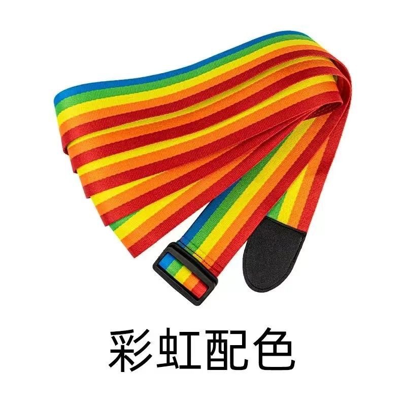 African Drum Strap Drum Strap Double Shoulder Drum Strap Cotton Strap Tricolor Portable Children Adult Strap Long Wide Drum Strap