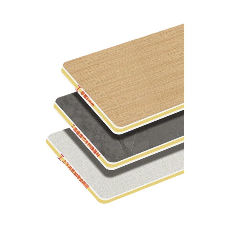 Wood Veneer Panels Carbon Crystal Bamboo Fiber Wall Renovation Quick-Install Panels Self-Adhesive Wall Panels Moisture-Proof Indoor Wholesale Free Shipping Factory