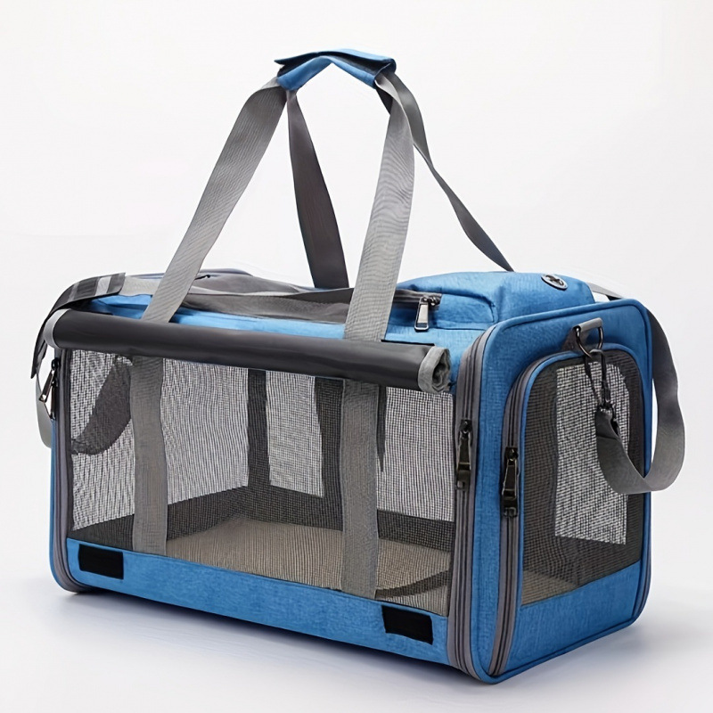 2026 New Cross-Border Dropshipping Pink Soft Surface Aviation Certified Large Cross-Border Pet Carrier