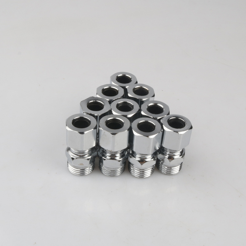 Natural gas stainless steel bellows nut 3 points 4 points 6 points 1 inch gas gas nut screw gas pipe joint