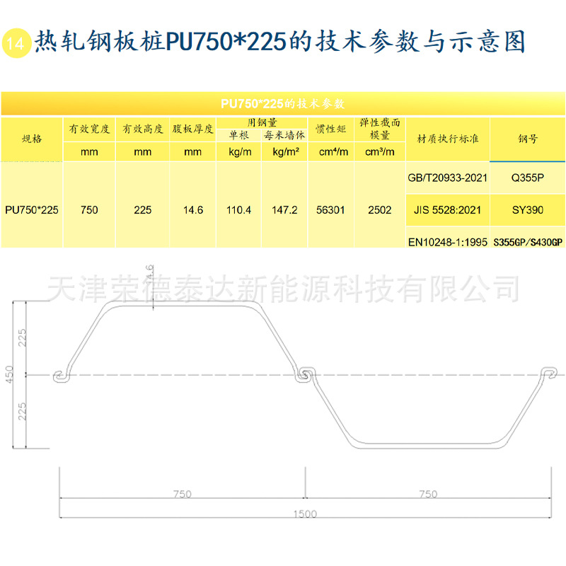 3 # U-Shaped Hot-Rolled Steel Sheet Piles for Water Conservancy Projects