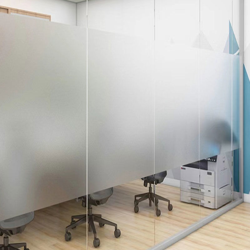 Frosted Glass Sticker with Glue Self-Adhesive Window Bathroom Bathroom Office Glass Privacy Film Kitchen Film