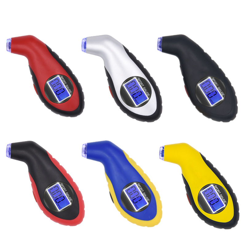 Автомобильный манометр для шин с цифровым дисплеем, высокоточный измеритель давления в шинах