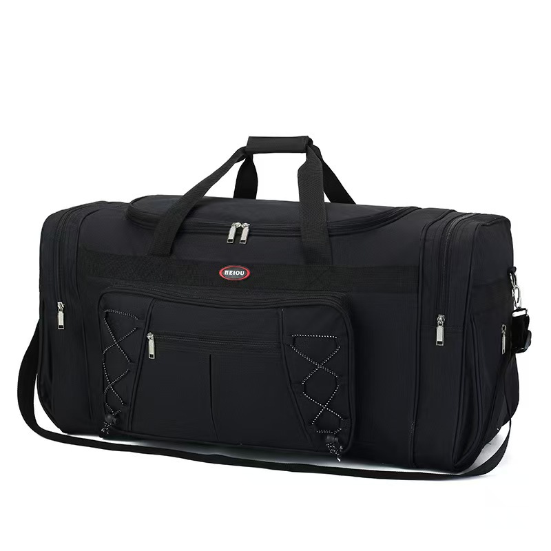 Large-Capacity Clothing Bag, Men's Luggage Bag, Checked Folding Moving Bag, Storage Bag, Large Travel Bag, Extra Large Luggage Bag