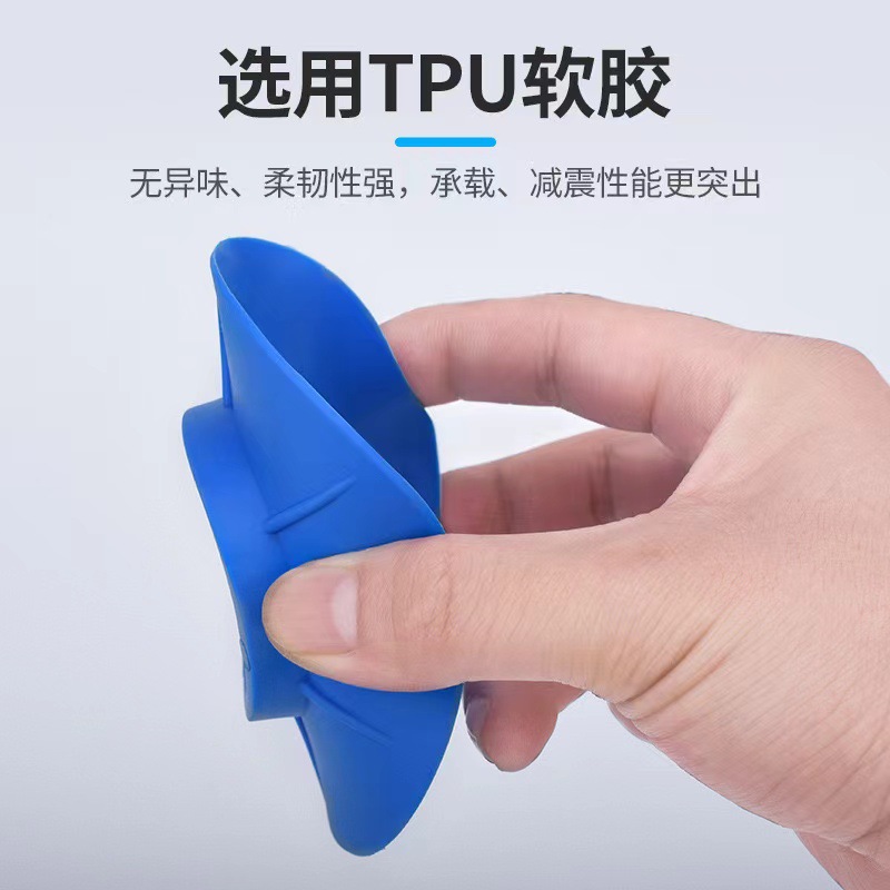 Drum washing machine anti-skid shockproof foot mat rubber heightening base refrigerator vibration reduction universal mat anti-running fixed