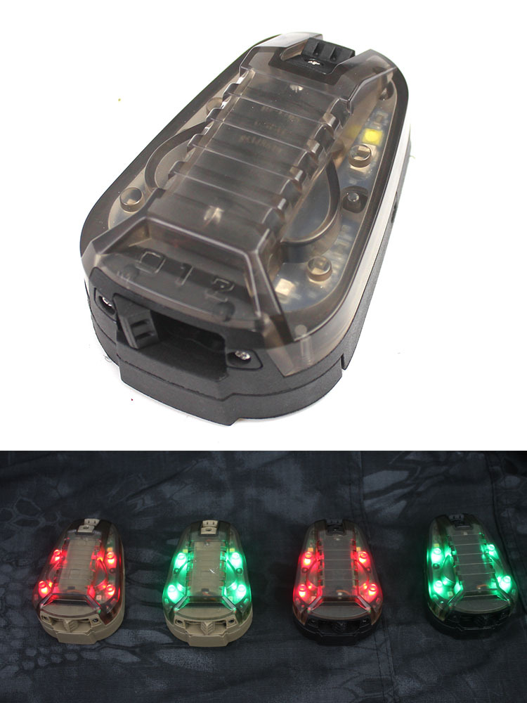 Cross-border HEL-STAR6 ladybug lamp survival lamp hell star IR infrared helmet signal lamp teammate identification waterproof