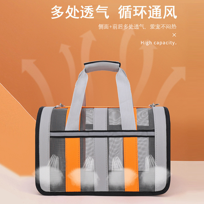 Сумка для кошек, портативная, большая, дышащая, складная сумка для выгула домашних животных
