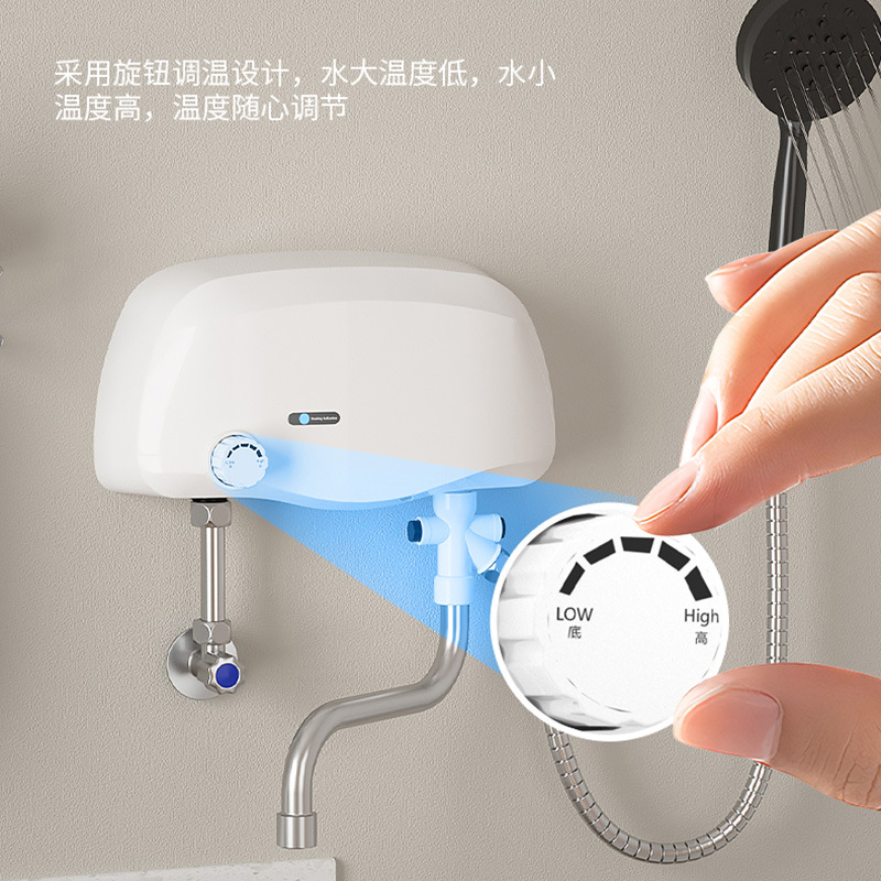 Cross-Border Small Variable Frequency Constant Temperature Kitchen Treasure Bath Three-Second Quick Water Heating Instant Electric Water Heater Home