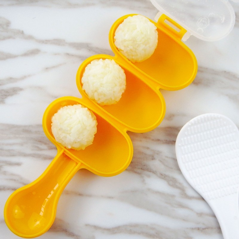 Food Grade pp Material Baking Making Tools Shake Music Meatballs Artifact Cartoon Children's Sushi Rice Ball Mold