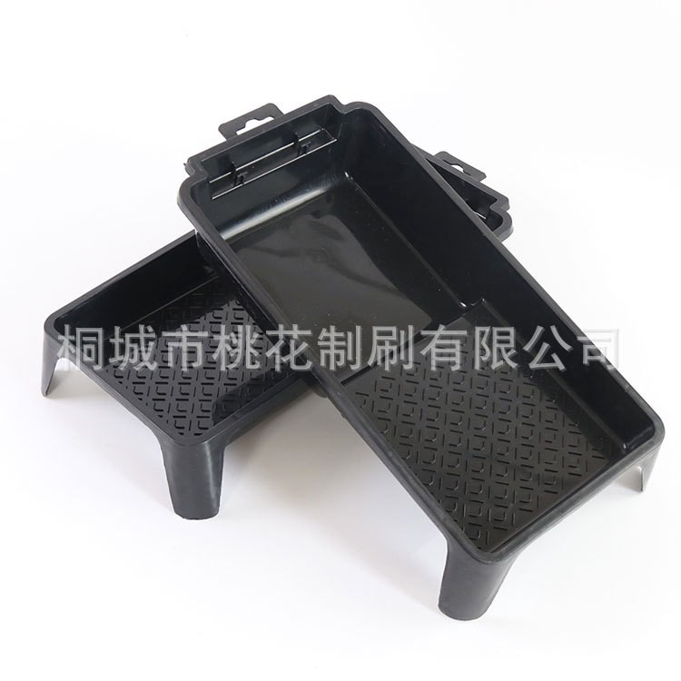 Чёрный поддон для краски, 4-дюймовая кисть, валик, поддон для хранения, инструмент для смешивания цвета, производитель