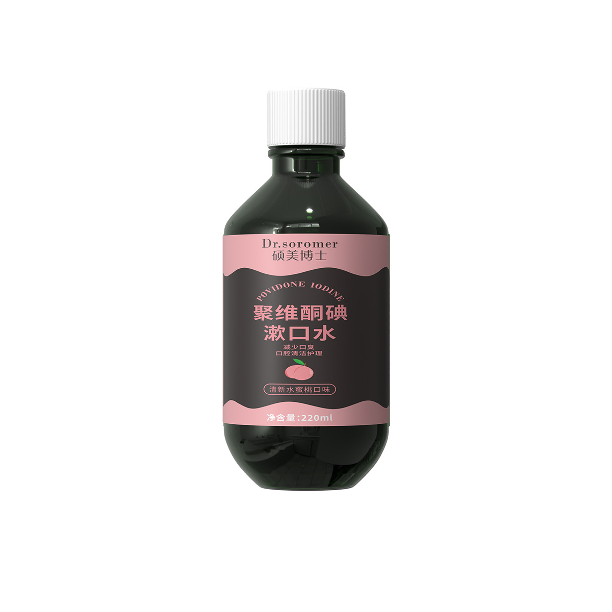 Dr. Shuomei Povidone-Iodine Mouthwash Mint Flavor + Peach Flavor Combination Mouthwash Oral Care Cleaning