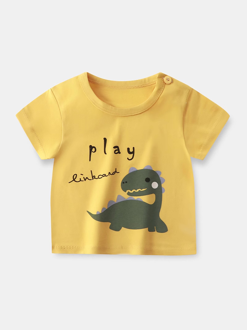 New T-shirt cotton girls short sleeve summer baby class a half sleeve baby children sweat absorbent children's clothing manufacturers wholesale