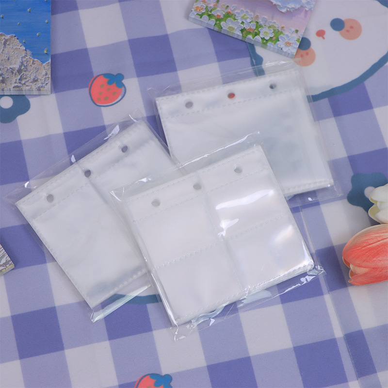 A4A5A6A7 Card Album Inner Page Multi-Specification Photo Album Replacement Core Bag Card 3-Inch 4-Frame Photo Ultra-High Clear Loose-Leaf