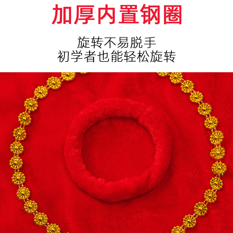 Silk Flower Dance two-person Square dance red handkerchief octagonal towel children's grading hand Juan northeast Yangko