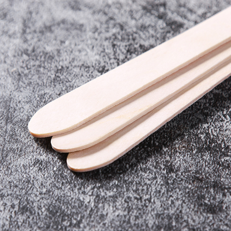 Disposable Wooden Knife, Fork, Spoon, Fruit Fork, Square Shovel, Ice Cream Spoon, Customizable Logo, Specifications for All Desserts