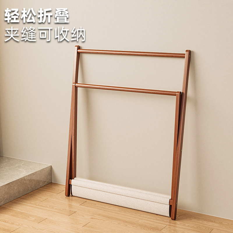 Folding Clothes Rack, Floor-Standing, Bedside Clothes Storage Rack, Home Bedroom Simple Storage Rack, Coat Rack