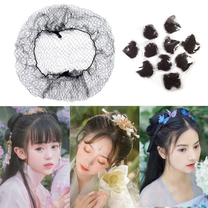 Studio/film and television professional updo supplies nurse stewardess special high elasticity ultra-fine invisible hair net fine mesh hair net