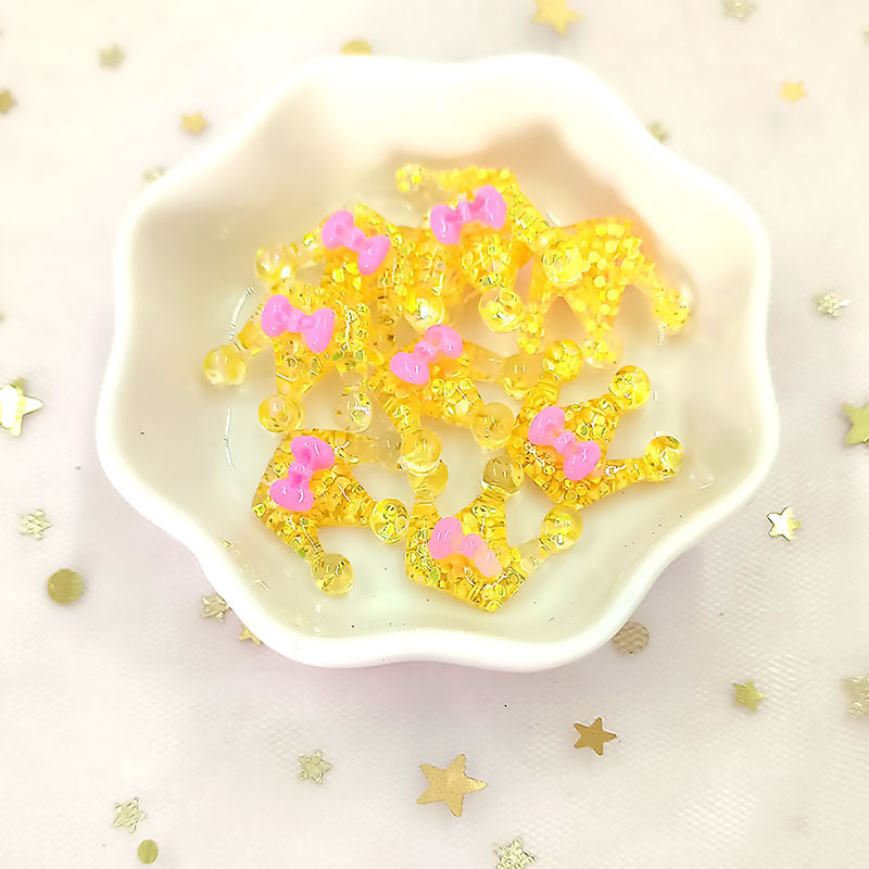 Children's Ring Sequin Accessories Handmade Material Resin Flower Butterfly Fish Hairpin Haircord Decoration Girl Jewelry