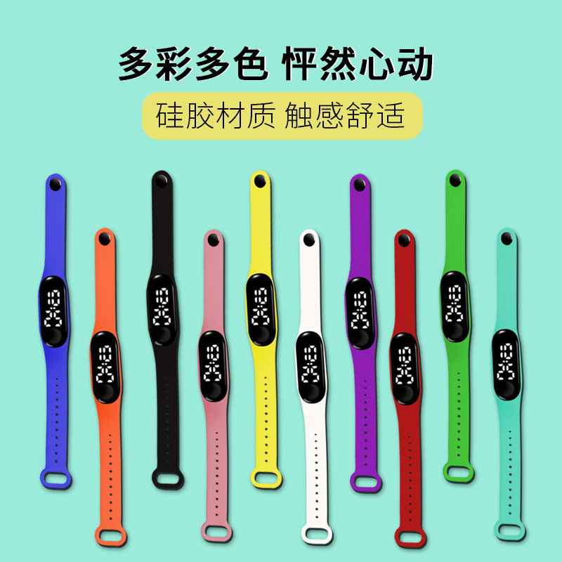 Factory explosions LED children's sports electronic watch waterproof sports watch gift fashion LED electronic watch