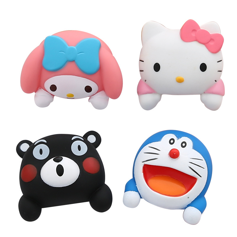 Cartoon Home Bedroom Creative Cute Switch Wall Sticker Socket Cover Decorative Sticker Protective Cover Home 3D Stereoscopic