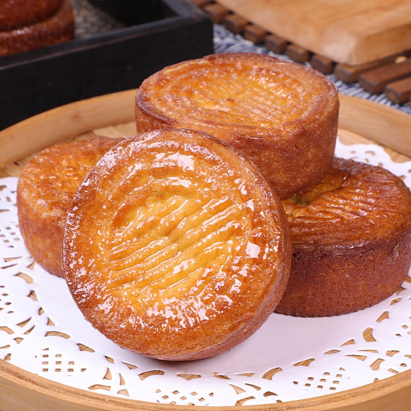 Xylitol Egg Moon Cake Cake Crust Five-Nut Egg Yolk Black Sesame Multi-Flavor Traditional Pastry Drop Shipping