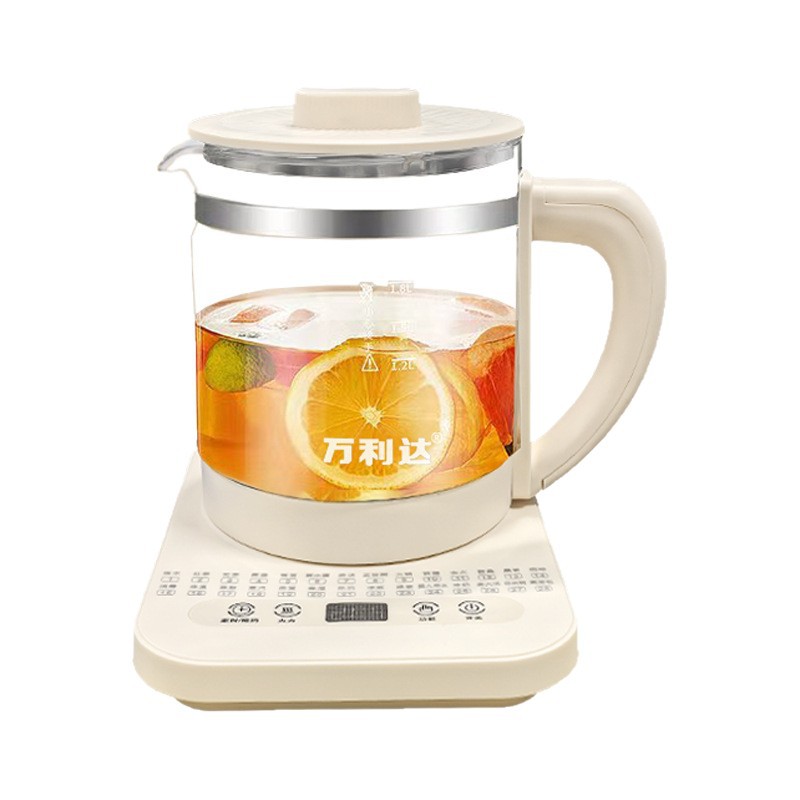 Glass Health Pot, Household Multifunctional Tea Kettle, Office Smart Thermal Insulation Water Boiling Pot, Flower Tea Gift