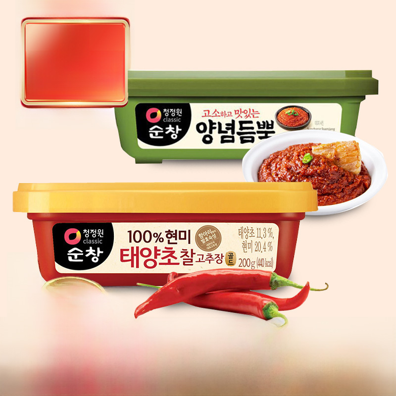 South Korea imported Qingjing Garden Chili sauce rice sauce barbecue sauce barbecue chili sauce lettuce rice sauce rice sauce