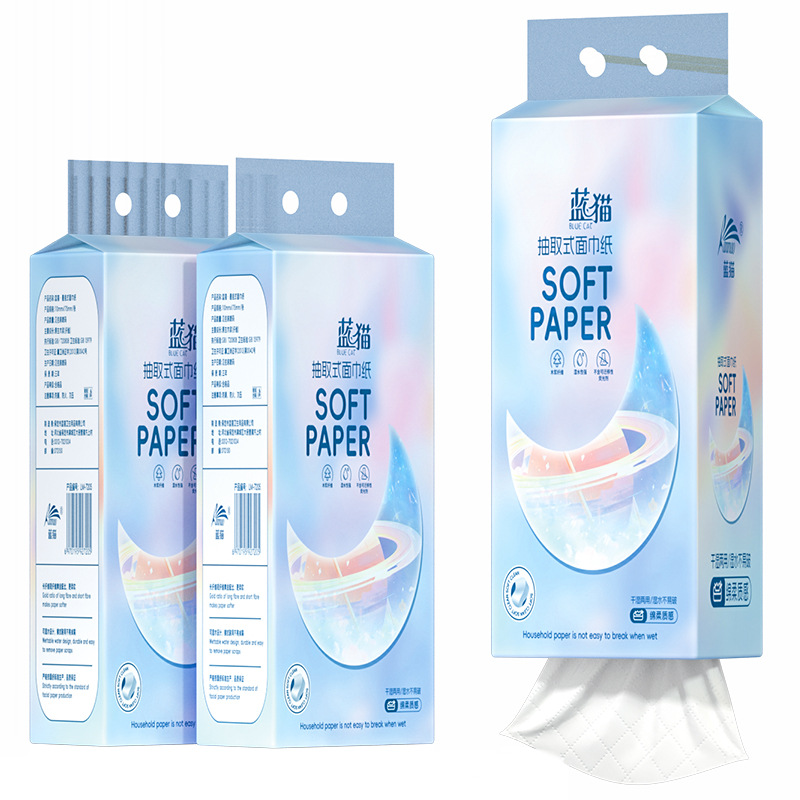 Hanging Paper Towel Household Wall-mounted affordable Thickened Hanging Paper Kitchen Paper Toilet Hand Wipe Face Towel