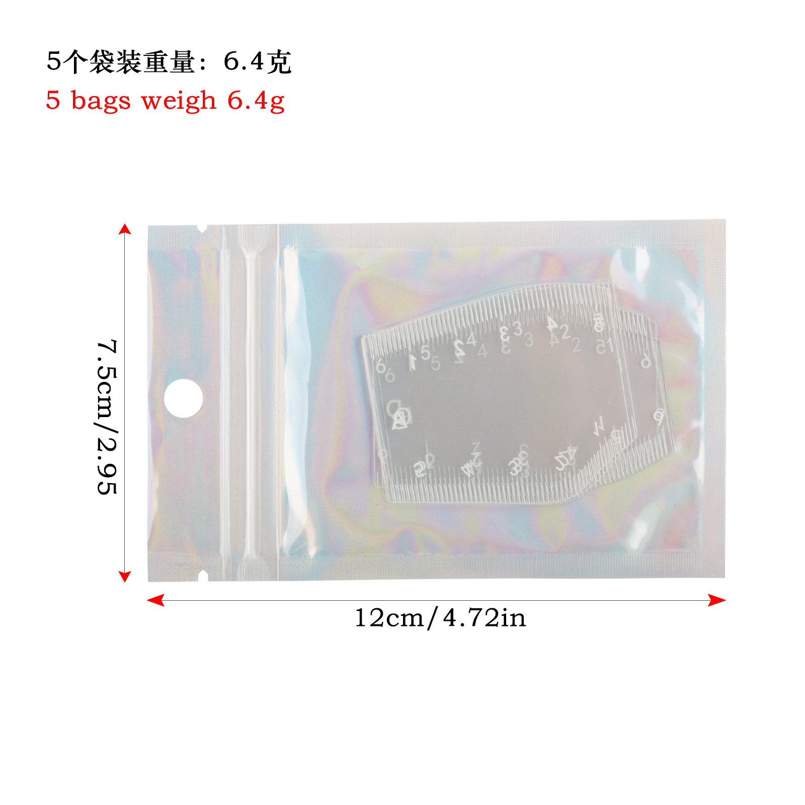 New Eyebrow Drawing Tool Ruler, Symmetrical and Quick Eyebrow Drawing Ruler, Transparent and Bendable to Fit the Eyebrow Shape Design, Cross-Border Tattoo Embroidery