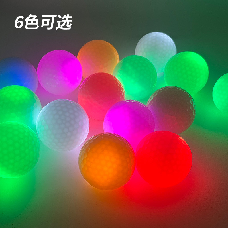 LED luminous GOLF constant bright flash colorful night club special secondary hitting timing function GOLF Electronic